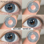 Eyeshare Softlens MONTREAL Gray Big Eyes 14.5mm 1Pasang Lensa Kontak Pupil Berwarna Terang