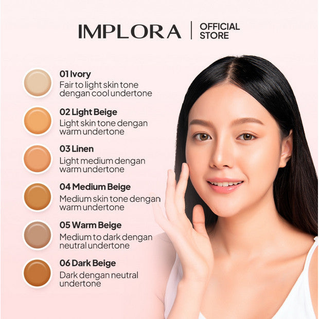 Implora Healthy Glow Cushion 13gr Reguler / Refill Pack