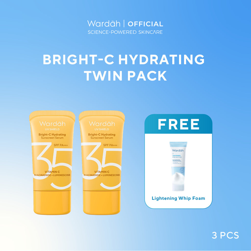[TINTINTINWIN'S PICKS] TWINPACK WARDAH UV Shield Airy Smooth, Acne Calming, Aqua Fresh, Essential, Tone Up, Physical Sunscreen - Skincare