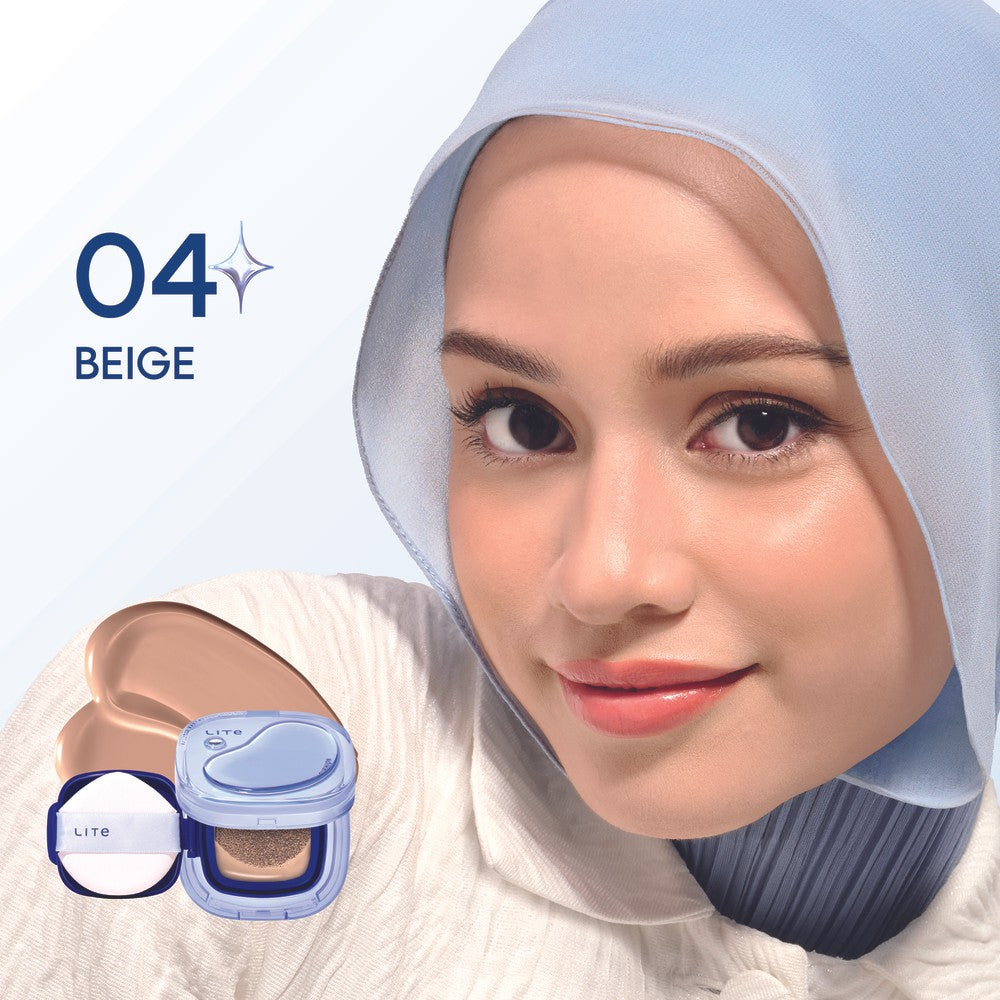 WARDAH Paket Make Up Flawless Bebas Kilap | Tahan Lama & Anti Kusam | Light+ Lite Skin Filter Cushion + Lightening Matte Powder | Light Plus Lightplus Bedak Tabur Loose Powder Bundle Makeup
