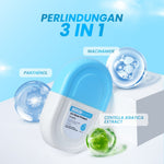 [   ] Cleora UV Glow Protect Shield - Sunscreen With Niacinamide Brightening Whitening Skincare Wajah Membantu Mencerahkan & Melembabkan Mudah Meresap Calming Lightening Suncreen Scincare Acne Melindungi Kulit Dari Sinar UVA UVB Untuk All