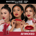 [4 NEW SHADES MILK TEA LIMITED EDITION] MAYBELLINE OFFICIAL Superstay Vinyl Ink 4.2 ml - Shiny Pigmented Liquid Lipstik Lipstick Make Up Lipcream Longlasting Waterproof Tahan Lama 16 Jam Lipstik Lipgloss Lipbalm Liptint