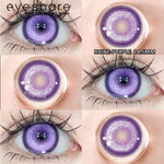 Eyeshare Softlens Big Eyes Merah Biru Ungu Abu-abu Merah Muda 14.5MM 1Pasang Lensa Kontak Cosplay Mata Halloween Softlen