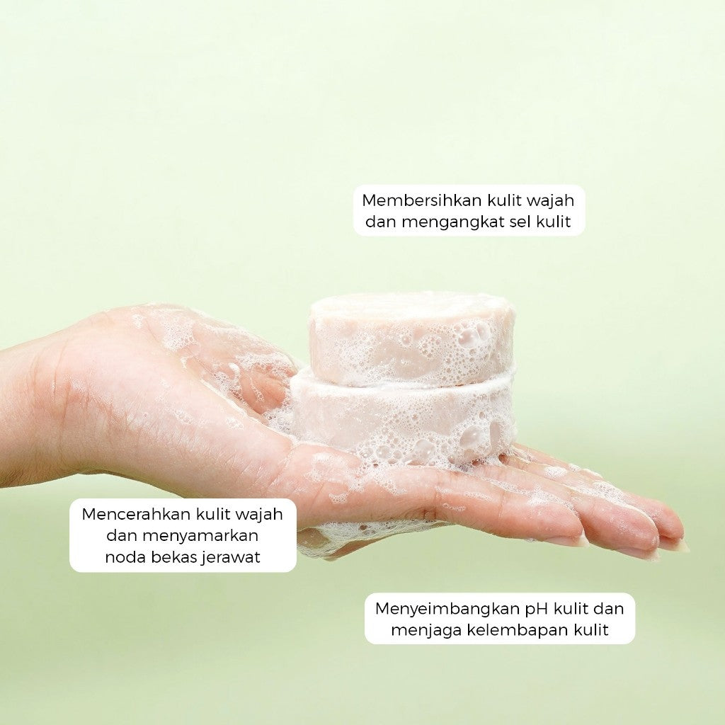 [SPECIAL PRICE] Bar Soap Avoskin Naufa Pure Olive Oil 50gr-Sabun Kulit Berminyak