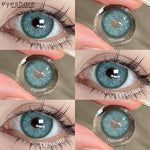 Eyeshare Softlens MONTREAL Gray Big Eyes 14.5mm 1Pasang Lensa Kontak Pupil Berwarna Terang