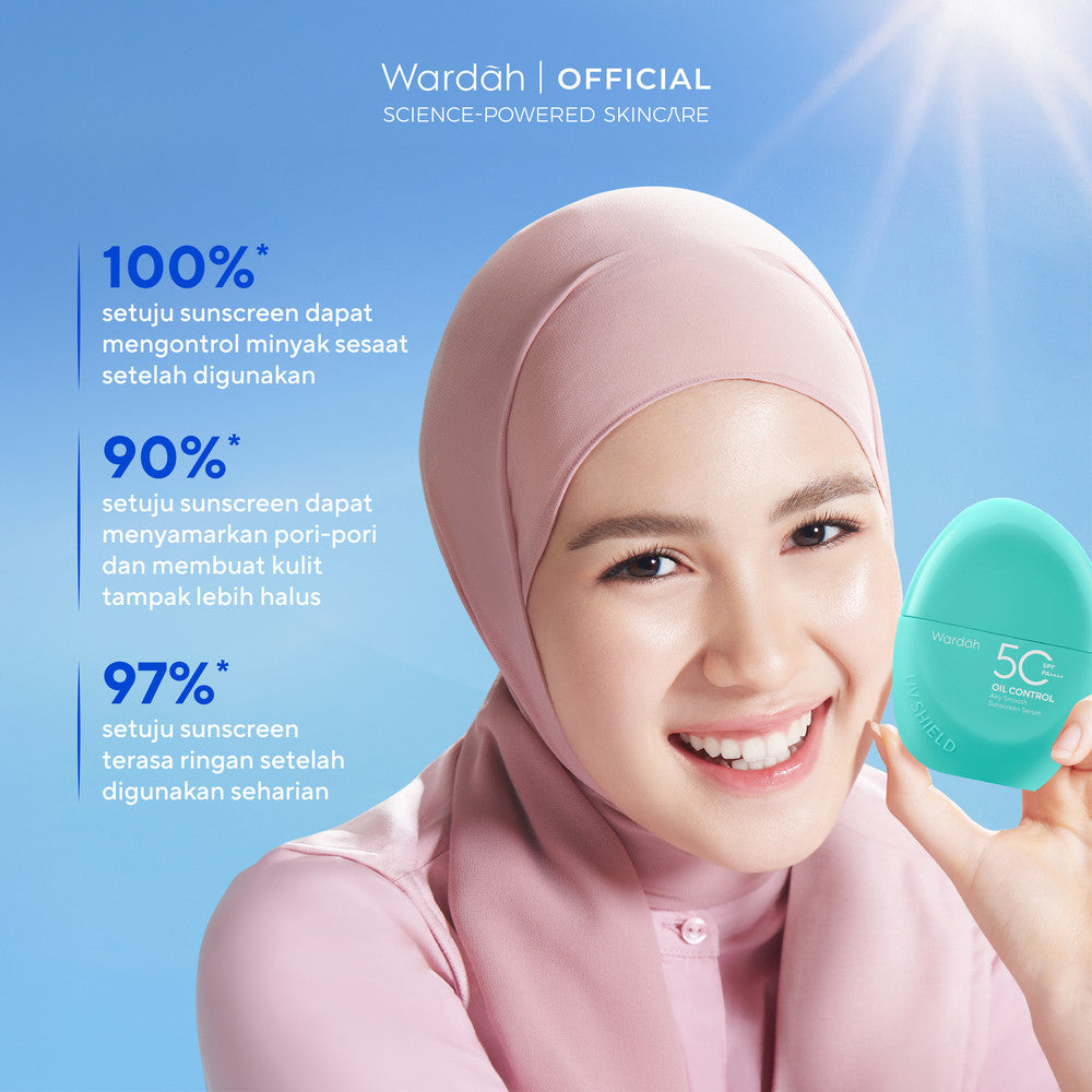 Wardah UV Shield Airy Smooth Sunscreen Serum SPF 50 PA++++ 40ml