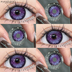 Eyeshare Softlens Big Eyes Merah Biru Ungu Abu-abu Merah Muda 14.5MM 1Pasang Lensa Kontak Cosplay Mata Halloween Softlen