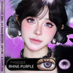 Eyeshare Softlens Big Eyes Merah Biru Ungu Abu-abu Merah Muda 14.5MM 1Pasang Lensa Kontak Cosplay Mata Halloween Softlen