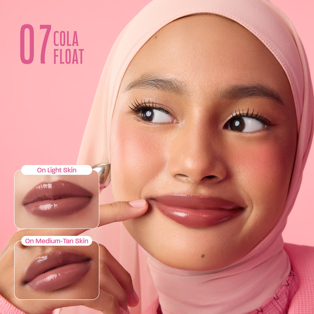 NEW! WARDAH Glossicle Peptide Balm - Ombre Glossicle - Dilengkapi dengan Peptide & UV Filter - Memperkuat Lip Barrier - Tidak Lengket- Glossy - Lip Balm -Lip Tint - Makeup - Natural Gloss - Glossy - Tinted Balm