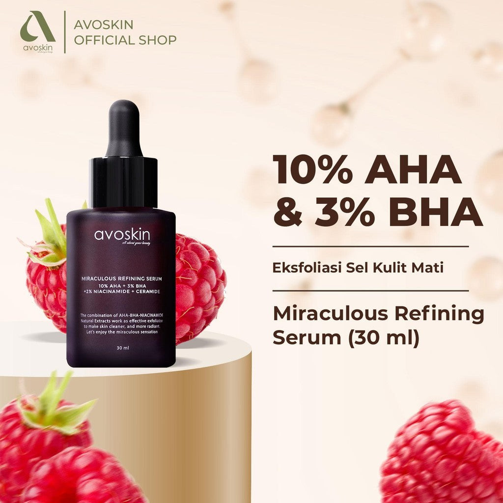 [BUY 1 GET 3] Avoskin Miraculous Refining Serum FREE YSB Serum Mandelic 30ml & FREE Retinol Toner 20ml