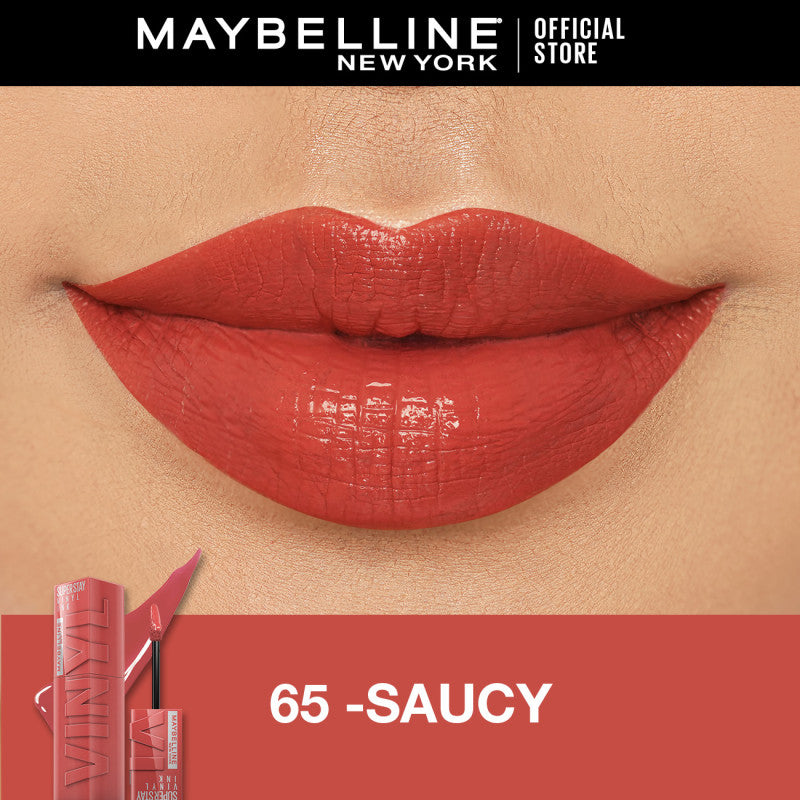 [4 NEW SHADES MILK TEA LIMITED EDITION] MAYBELLINE OFFICIAL Superstay Vinyl Ink 4.2 ml - Shiny Pigmented Liquid Lipstik Lipstick Make Up Lipcream Longlasting Waterproof Tahan Lama 16 Jam Lipstik Lipgloss Lipbalm Liptint