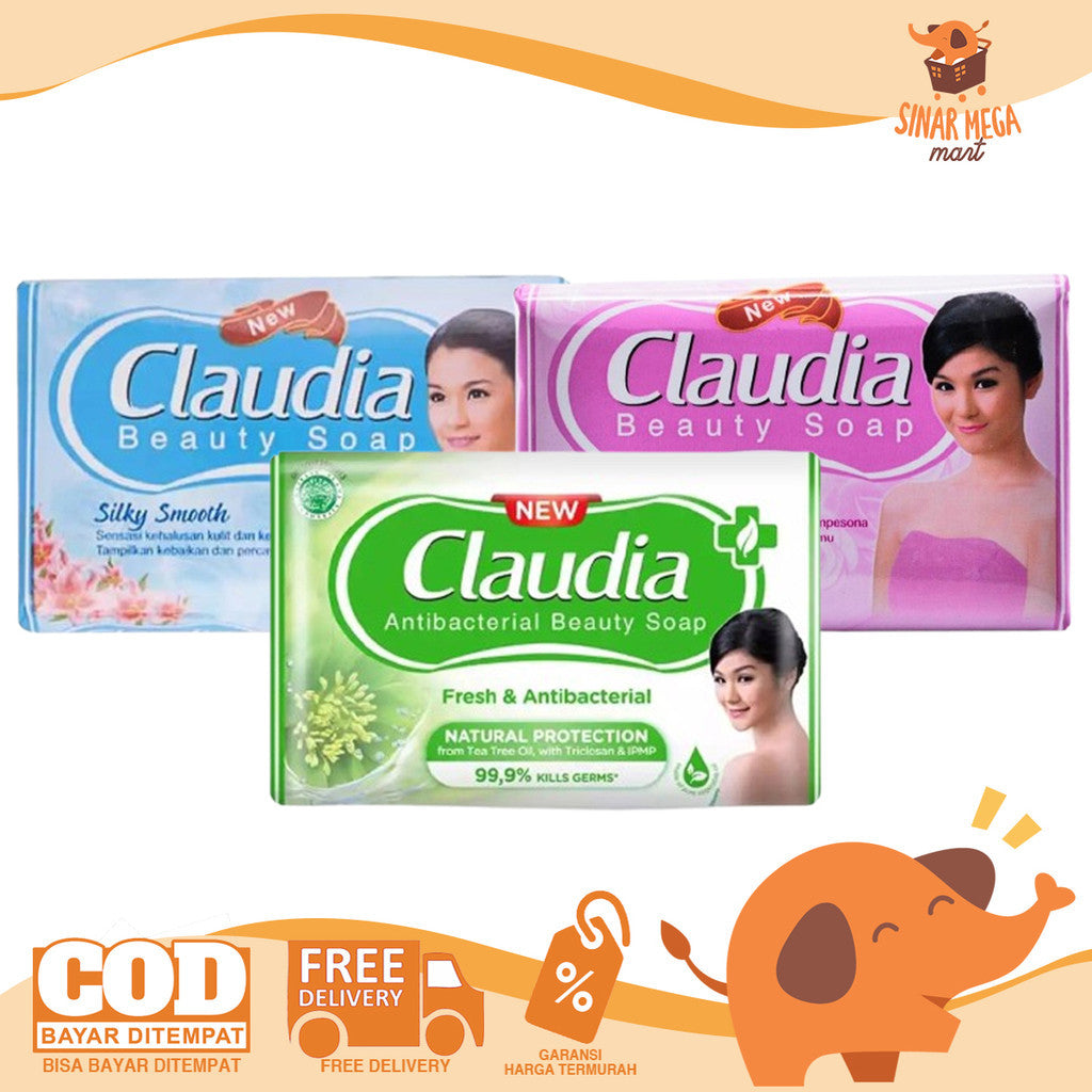 CLAUDIA Bar Soap 60g - Sabun Mandi Batang SATUAN Murah