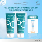 [TINTINTINWIN'S PICKS] TWINPACK WARDAH UV Shield Airy Smooth, Acne Calming, Aqua Fresh, Essential, Tone Up, Physical Sunscreen - Skincare