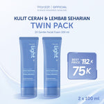 WARDAH Lightening Low pH Nano Niacinamide Low Molecular Hyaluronic Gentle Facial Wash | Light+ Facial Wash Skincare Face Wash Sabun Cuci Muka Cleansing Pembersih Wajah Terhidrasi Wajah Bersih - Skincare