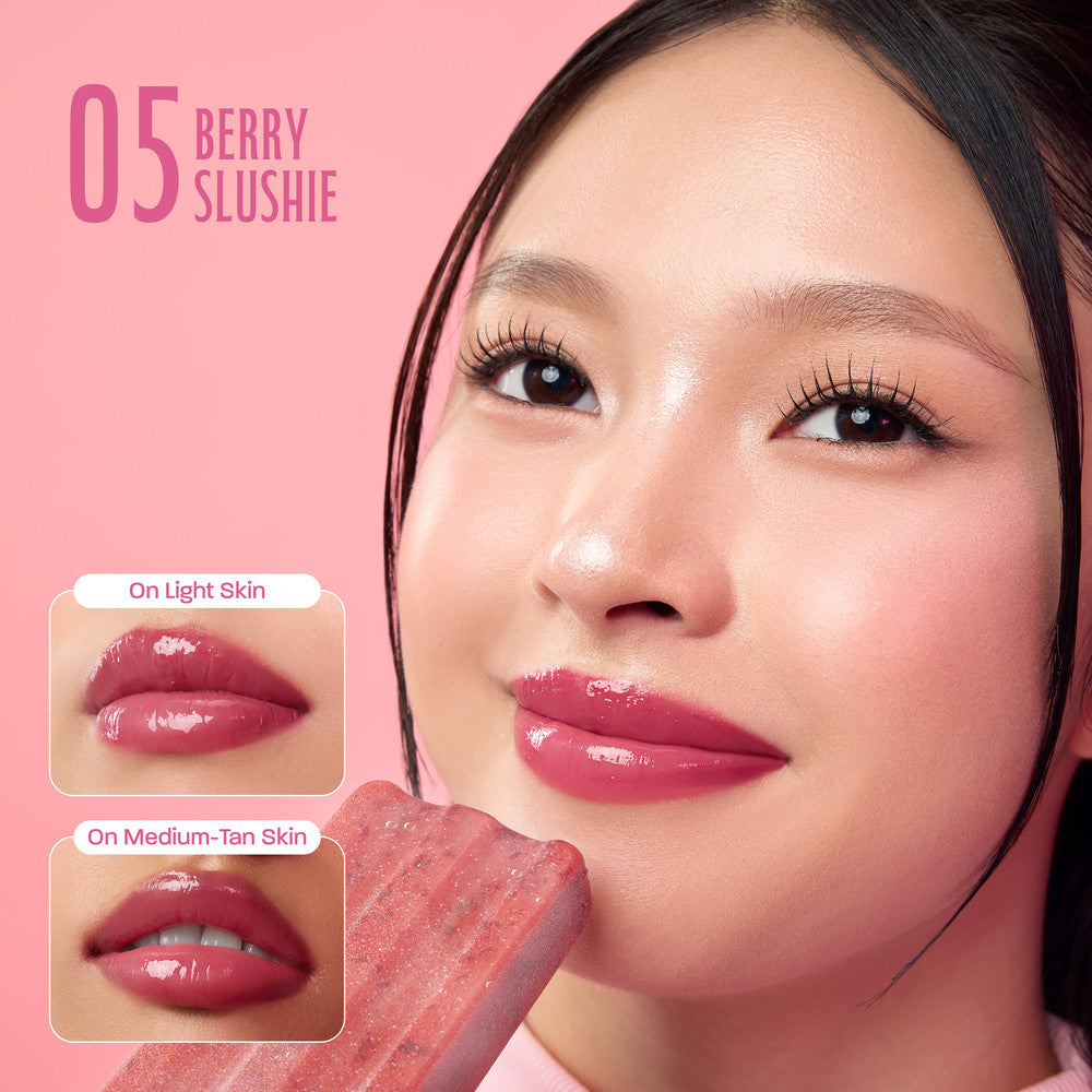 NEW! WARDAH Glossicle Peptide Balm - Ombre Glossicle - Dilengkapi dengan Peptide & UV Filter - Memperkuat Lip Barrier - Tidak Lengket- Glossy - Lip Balm -Lip Tint - Makeup - Natural Gloss - Glossy - Tinted Balm