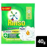 RINSO Anti Noda + Molto Powder Sachet Renceng 6 Pcs | RINSO Anti Noda, Sensi Fresh, Rinso Pure