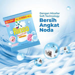 RINSO Anti Noda + Molto Powder Sachet Renceng 6 Pcs | RINSO Anti Noda, Sensi Fresh, Rinso Pure