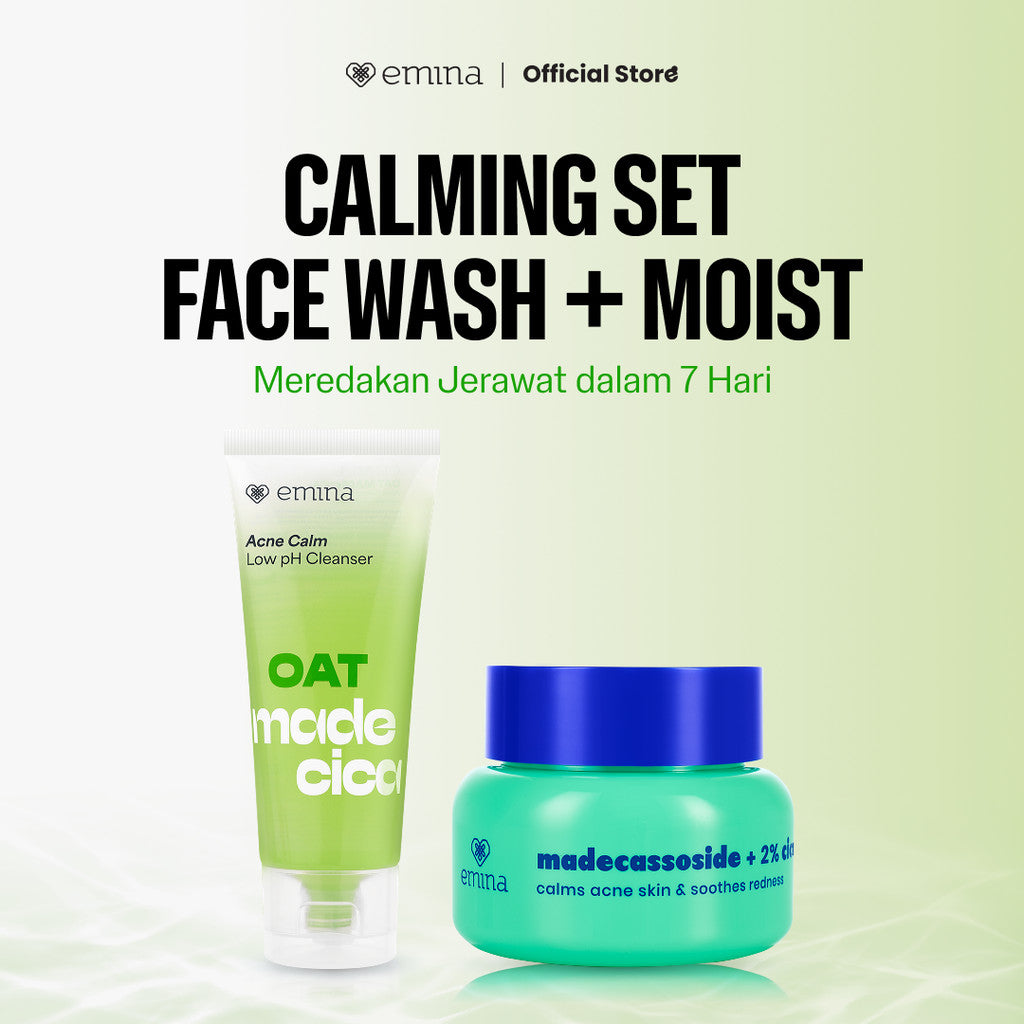 [SPECIAL 11.11] Emina Oat Amino Ceramide Barrier Low pH Gel Cleanser 70ml - Facial Wash Skincare Sabun Muka Cerah Glowing Perbaiki Skin Barrier Cleansing Kontrol Minyak Sebum Lembap Tanpa Ketarik Gentle Cocok Semua Jenis Kulit dan Sensitif Bersih