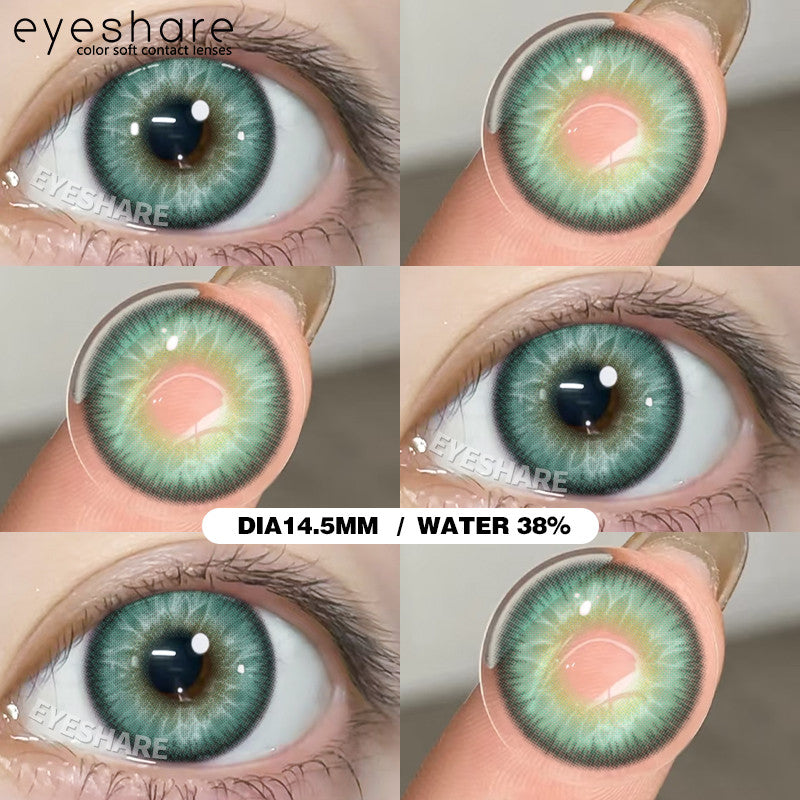 Eyeshare Softlens MONTREAL Gray Big Eyes 14.5mm 1Pasang Lensa Kontak Pupil Berwarna Terang