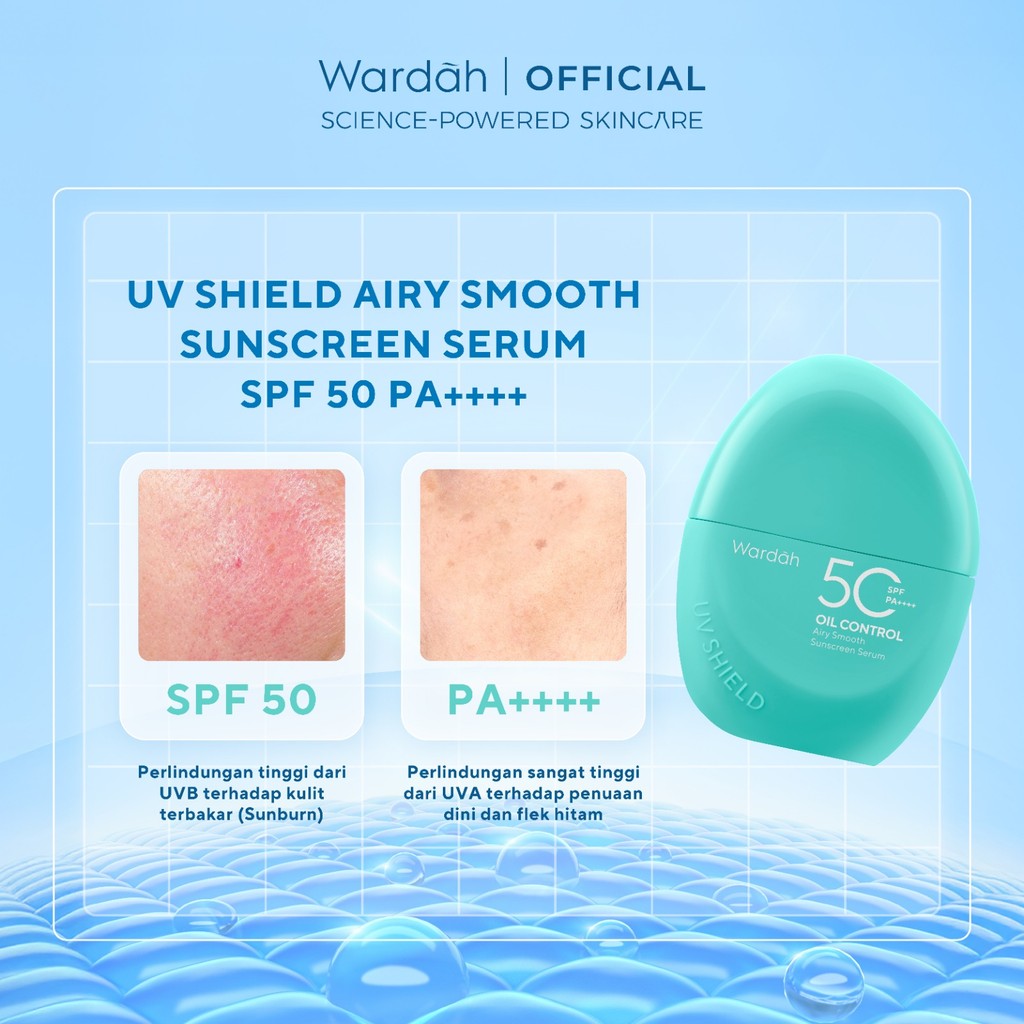 Wardah UV Shield Airy Smooth Sunscreen Serum SPF 50 PA++++ 40ml