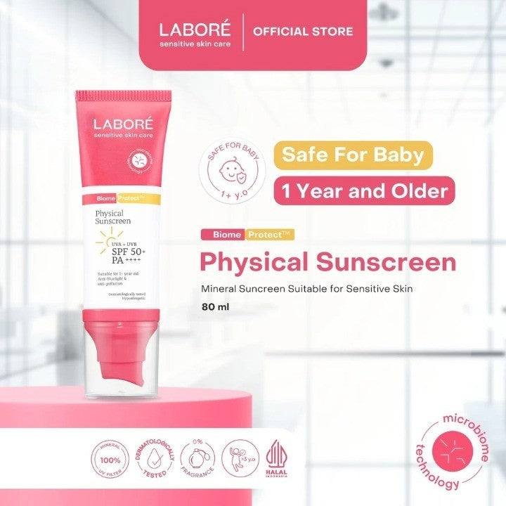 LABORÉ Sensitive Skin Care BiomeProtect™ Physical Sunscreen SPF50+ PA++++ 80 g