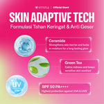 [SPECIAL 11.11] NEW! Emina Glow & Matte 3in1 Skincare Cushion SPF 50 PA++++ 13 G | Flawless Lightweight Make Up Foundation Glowing Skin Transferproof Full High Coverage Bedak Waterproof Sweatproof Dewy Moisturizer Hydrating Barrier Non-Comedogenic BB Crea