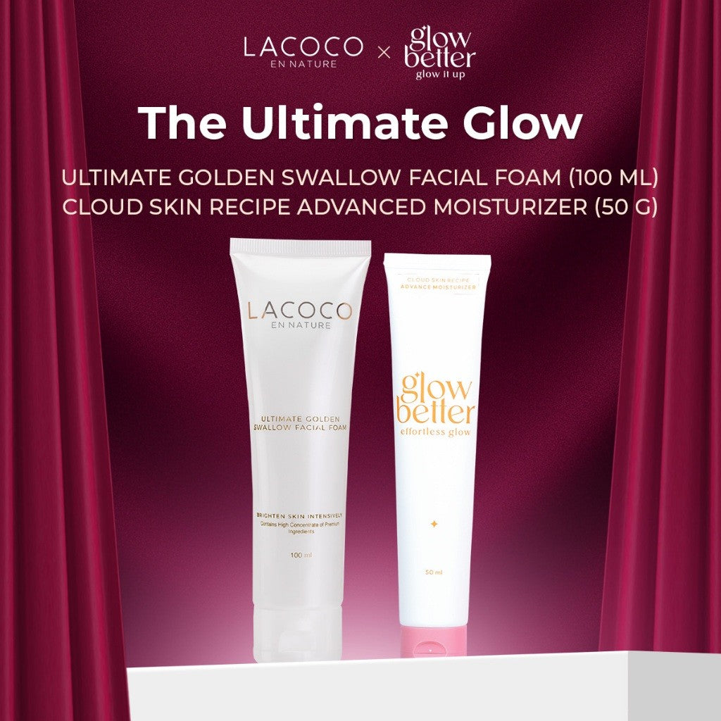 Lacoco Ultimate Golden Swallow Facial Foam 100ml - Facial Wash Pembersih Wajah Tanpa Rasa Kering
