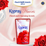 KISPRAY Refill Pouch Ironing Aid - Pelicin Pewangi Pelembut Setrika Pakaian 200ml / 280ml