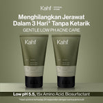 [NEW! BEBAS JERAWAT TANPA RASA KETARIK] Kahf Acne Care Amino Gel Face Wash 100 ml – Sabun Cuci Muka Pria Kulit Sensitif & Berjerawat dengan Hypochlorous Acid, Panthenol, Succinic Acid, Glycerin – Gentle Cleanser Low pH untuk Daily Use