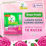 RINSO Anti Noda + Molto Powder Sachet Renceng 6 Pcs | RINSO Anti Noda, Sensi Fresh, Rinso Pure