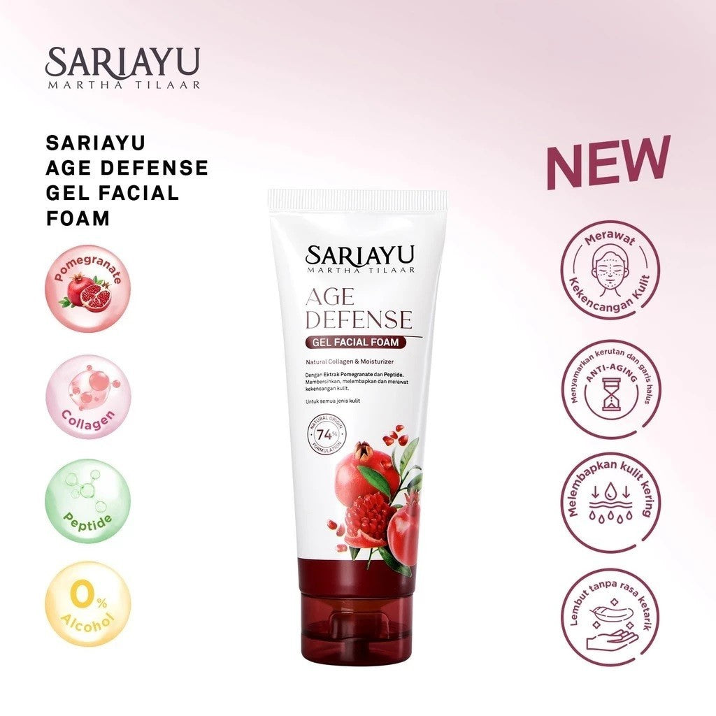 SARI AYU SARIAYU Sari Ayu Facial Foam 100g / 75g - Sabun Pembersih Pencuci Wajah Murah