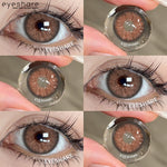 Eyeshare Softlens MONTREAL Gray Big Eyes 14.5mm 1Pasang Lensa Kontak Pupil Berwarna Terang