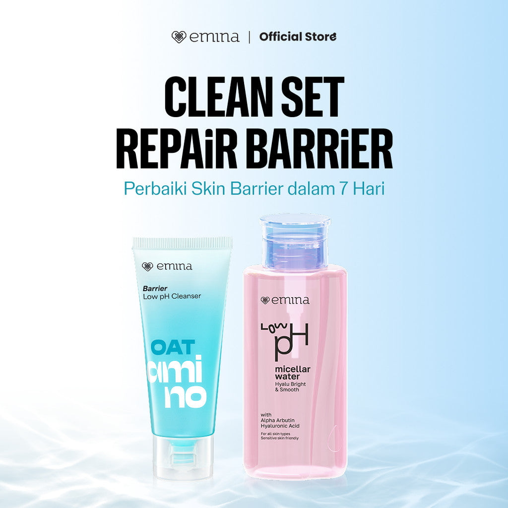 [SPECIAL 11.11] Emina Oat Amino Ceramide Barrier Low pH Gel Cleanser 70ml - Facial Wash Skincare Sabun Muka Cerah Glowing Perbaiki Skin Barrier Cleansing Kontrol Minyak Sebum Lembap Tanpa Ketarik Gentle Cocok Semua Jenis Kulit dan Sensitif Bersih