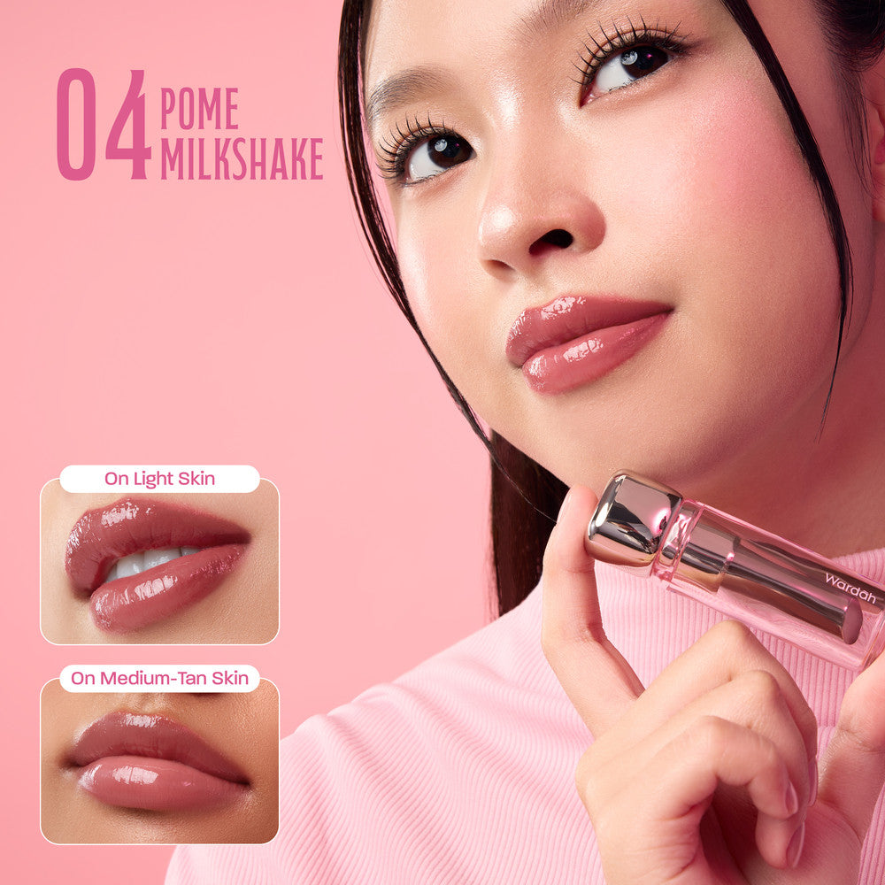 NEW! WARDAH Glossicle Peptide Balm - Ombre Glossicle - Dilengkapi dengan Peptide & UV Filter - Memperkuat Lip Barrier - Tidak Lengket- Glossy - Lip Balm -Lip Tint - Makeup - Natural Gloss - Glossy - Tinted Balm