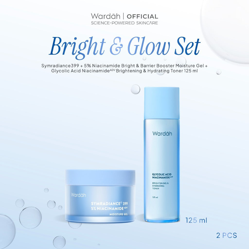 Wardah Glycolic Acid Niacinamide ADV Brightening Hydrating Toner 125 ml-Skincare