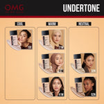 OMG Coverlast Liquid Foundation Oh My Glam Alas Bedak Cair 25ml Tahan Lama