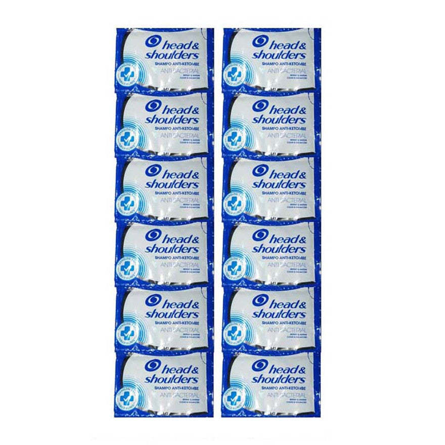 HEAD & SHOULDERS Shampoo Sachet Renceng 12 Pcs | Shampo Head and Shoulders Anti Apek, Anti Bacterial