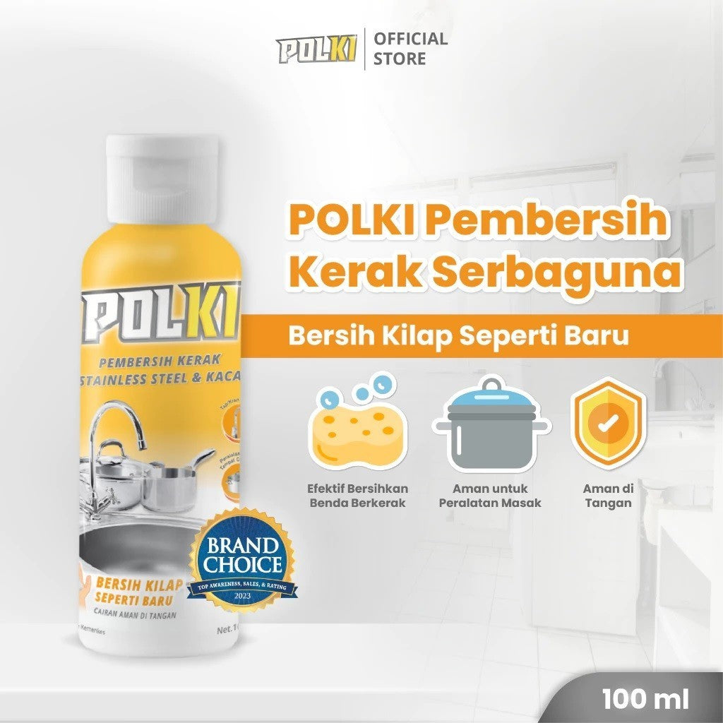 POLKI Cleaner Cairan Pembersih Kerak Keramik / Dapur / Kulkas Anti Lalat