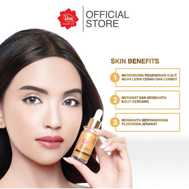 Viva Serum 20ml – Gold Whitening / Vitamin C Collagen – Brightening & Nourishing Face Serum (NEW)