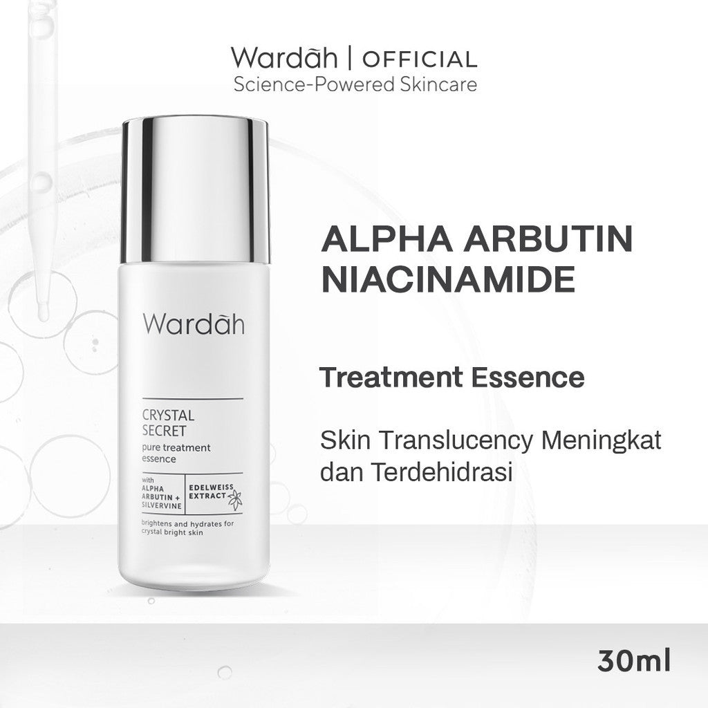 NEW! Wardah Alpha Arbutin Translussence Illuminating Essence Toner 50 ml Mencerahkan Kulit Menghilangkan Dark Spot Menghidrasi Kulit Ceramide dan Melembutkan Tekstur Wajah Untuk Semua Jenis Kulit - Toner Badan - Skincare