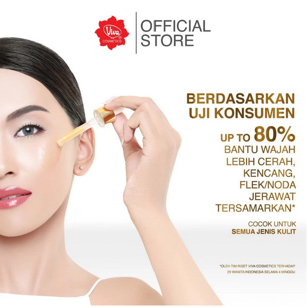 Viva Serum 20ml – Gold Whitening / Vitamin C Collagen – Brightening & Nourishing Face Serum (NEW)