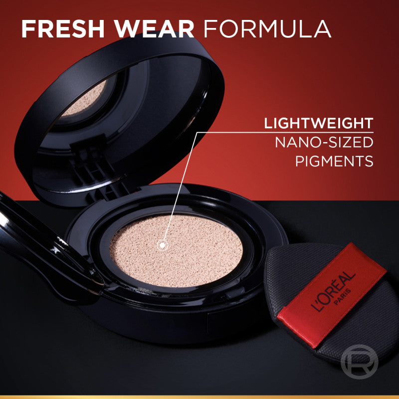 [BARU!] L'Oreal Paris Infaillible Cushion Foundation 24H - flawless coverage,  Cushion dengan hasil yang nyaman tersedia dalam 10 shades cocok untuk kulit indonesia.