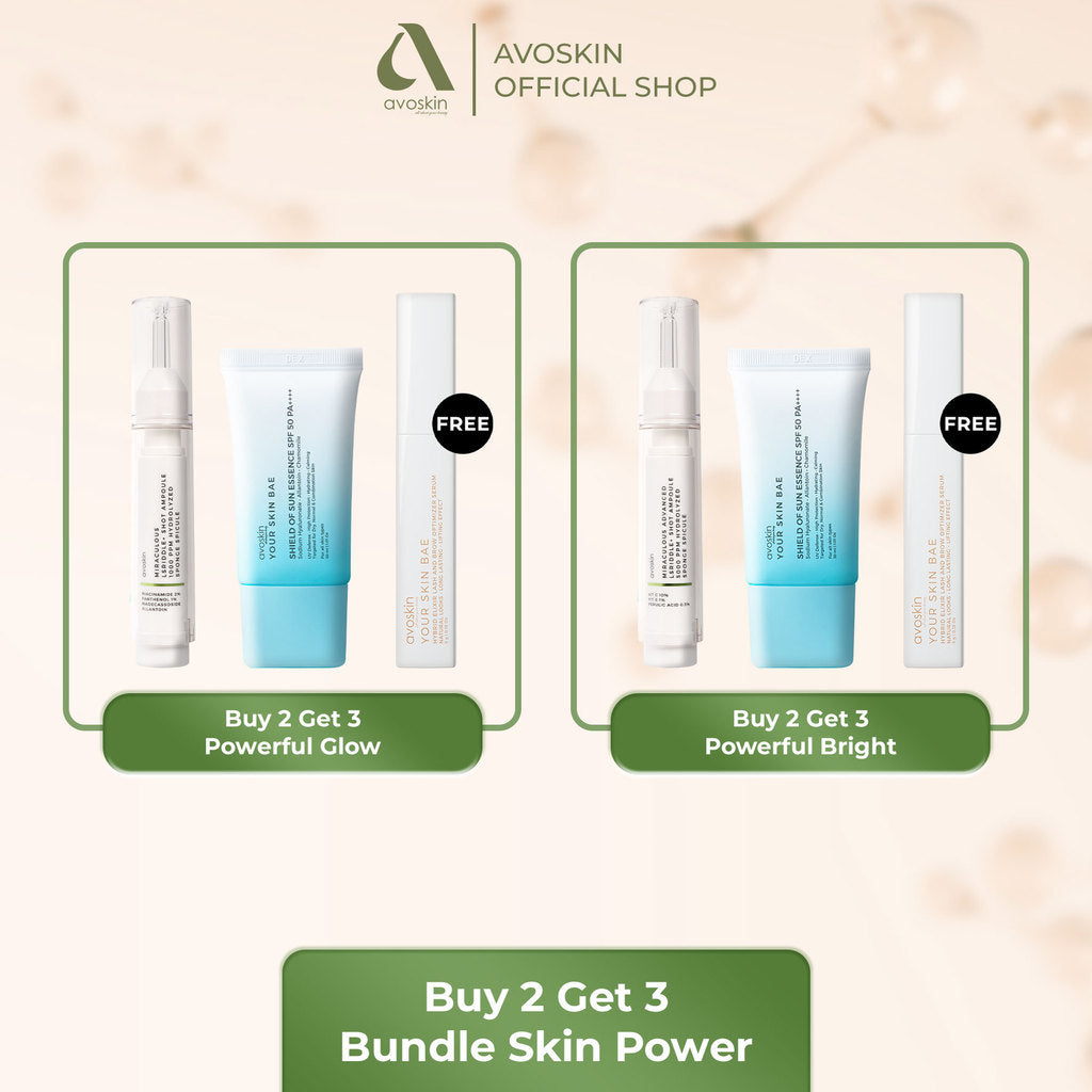 [BUY 2 GET 3] Bundle Skin Power (3 pcs) - Miraculous LSRiddle, YSB SOS 30ml, FREE YSB Lash and Brow