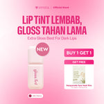 [BUY 1 GET 1] Emina Jelly Stain FREE Sheetmask - Lip Tint Korea Glossy Ombre Tahan 12 Jam Ringan Longlasting Transferproof SPF 25 Vitamin E Makeup Lip Stain Lembab Lipgloss Lip Matte Lipstick Lip Care Anak Sekolah