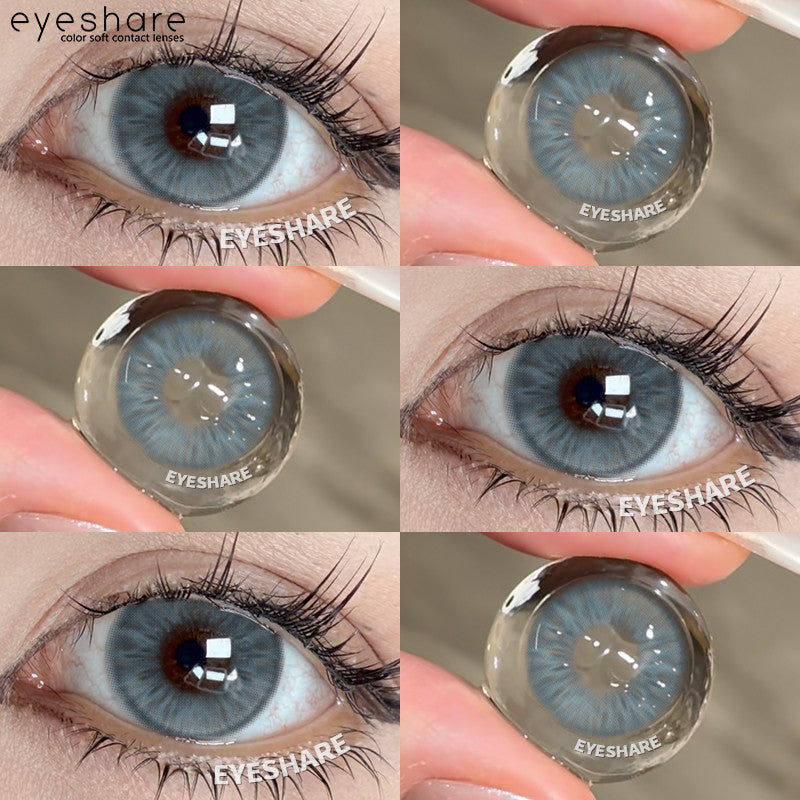 Eyeshare Softlens Big Eyes 14.5mm 1Pasang LOIRE BROWN Lensa Kontak Mata Orang Korea