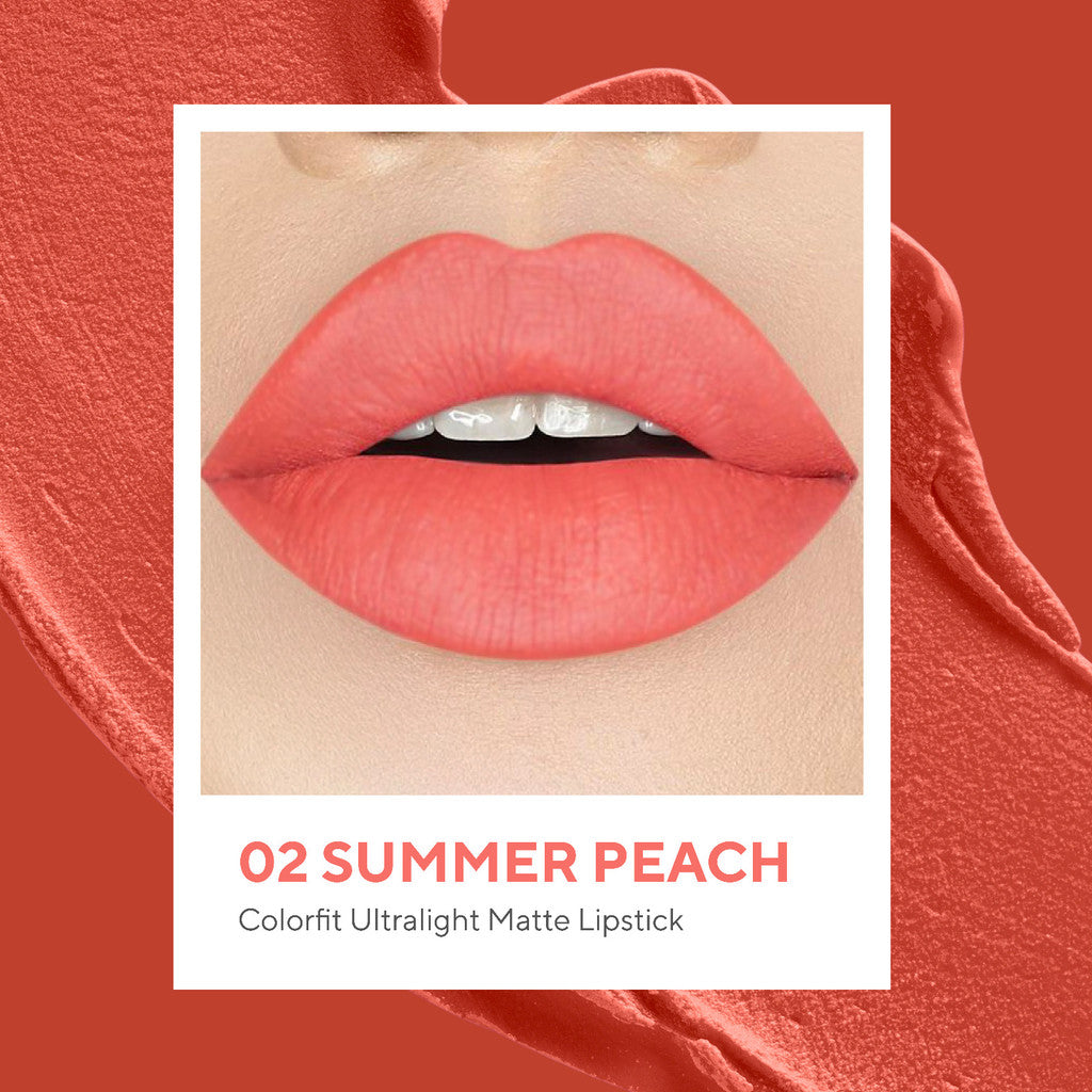 [LIPSTICK ALA KOREA] WARDAH Colorfit Ultralight Matte Lipstick - Korean Limited Edition Shade 09-13 - Lipstick Tahan Lama Hingga 8 Jam -Dilengkapi Vtamin E -Ringan dan Lembut di Bibir-Makeup-Lipstik Tahan Minyak 24 Jam-Lipstik Tasya-Lip Cream-Lip Matte