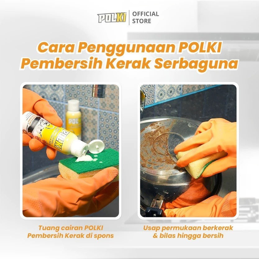 POLKI Cleaner Cairan Pembersih Kerak Keramik / Dapur / Kulkas Anti Lalat