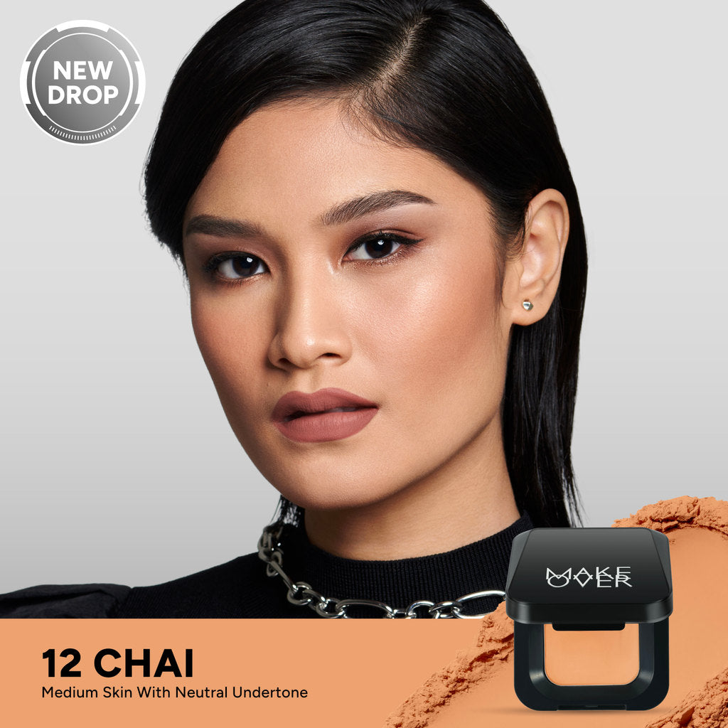 [SPECIAL 11.11] NEW! MAKE OVER Perfect Cover Powder Foundation Mini - TWC Two Way Cake Ukuran Mini Cover Melt and Blur Powder 16H Blurring Velvet Smooth Finish Bedak Padat Compact High Coverage Ringan Wajah Flawless Make Up Tahan Lama Non-Comedogenic