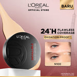 [BARU!] L'Oreal Paris Infaillible Cushion Foundation 24H - flawless coverage,  Cushion dengan hasil yang nyaman tersedia dalam 10 shades cocok untuk kulit indonesia.