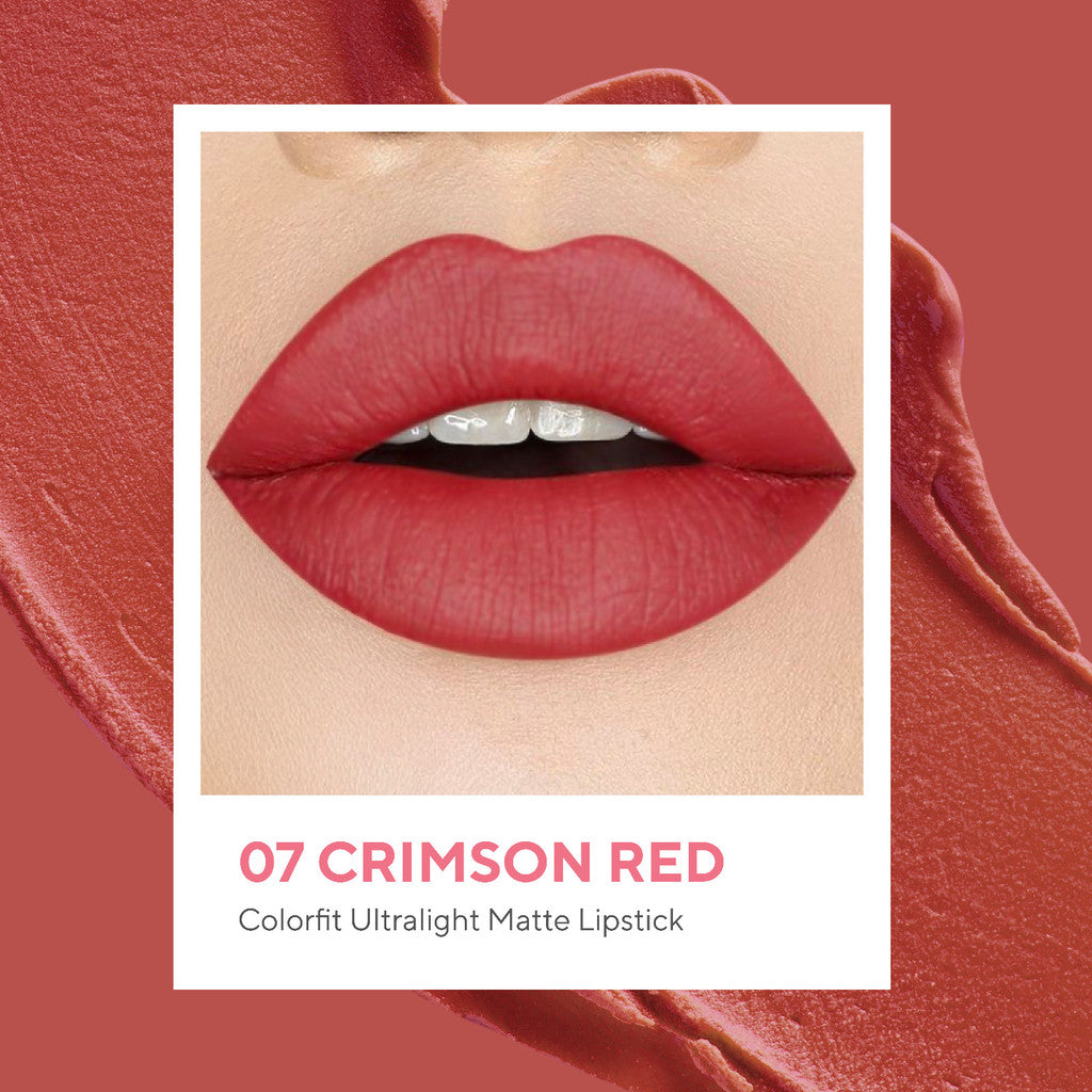 [LIPSTICK ALA KOREA] WARDAH Colorfit Ultralight Matte Lipstick - Korean Limited Edition Shade 09-13 - Lipstick Tahan Lama Hingga 8 Jam -Dilengkapi Vtamin E -Ringan dan Lembut di Bibir-Makeup-Lipstik Tahan Minyak 24 Jam-Lipstik Tasya-Lip Cream-Lip Matte